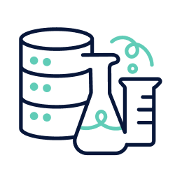 Easy-to-exchange data with labs and public databases icon